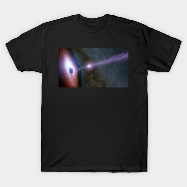 Super Massive Black Hole T-Shirt by ScienceSource